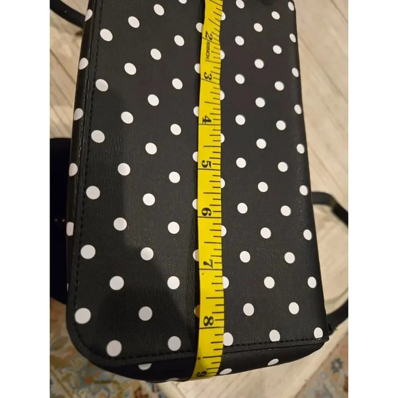 Kate Spade x Disney Minnie Mouse Polka Dot Leather Backpack - Picture 6 of 14